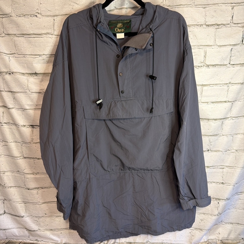 Vintage Orvis Jacket Mens XL 90s Grey  Pullover